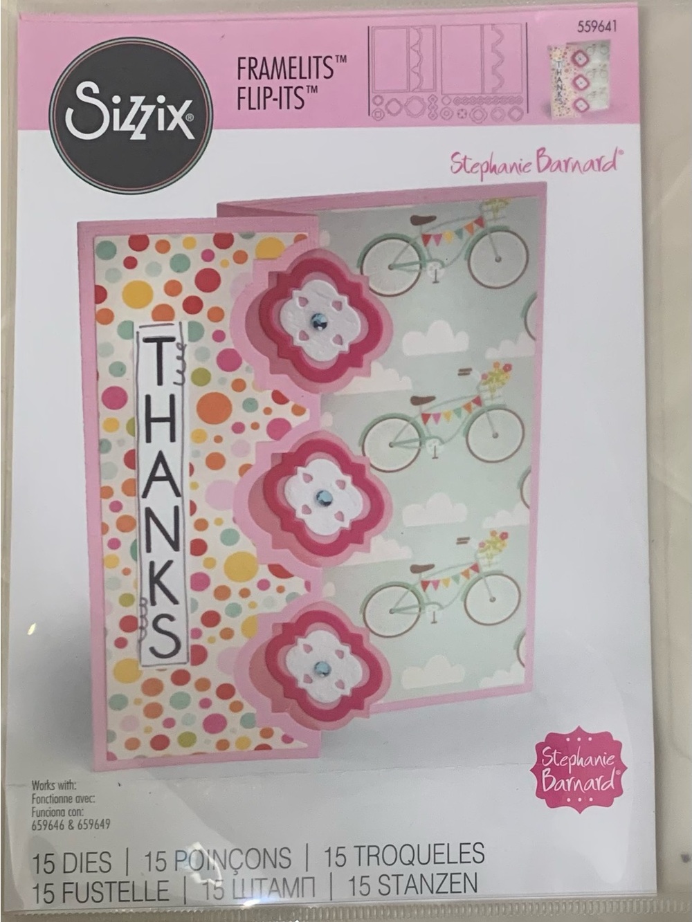 Sizzix Floral Layered Framelits Flip-Its Die Set